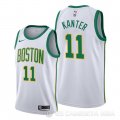 Camiseta Enes Kanter #11 Boston Celtics Ciudad Blanco