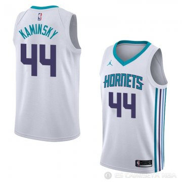 Camiseta Frank Kaminsky #44 Charlotte Hornets Association 2018 Blanco