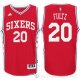 Camiseta Fultz #20 Philadelphia 76ers Rojo