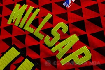 Camiseta Millsap #4 Atlanta Hawks Rojo