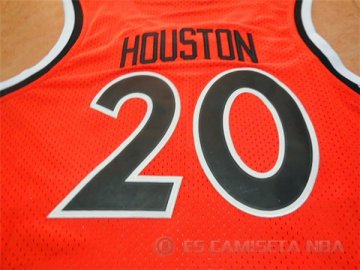 Camiseta Houston #20 New York Knicks Naranja Rev30