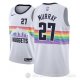 Camiseta Jamal Murray #27 Denver Nuggets Ciudad 2018-19 Blanco