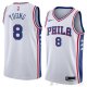 Camiseta James Young #8 Philadelphia 76ers Association 2018 Blanco