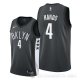 Camiseta Jaylen Hands #4 Brooklyn Nets Statement 2019-20 Negro