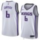 Camiseta Joe Johnson #6 Sacramento Kings Association 2018 Blanco