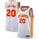 Camiseta John Collins NO 20 Atlanta Hawks Association 2020-21 Blanco