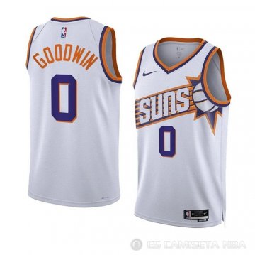 Camiseta Jordan Goodwin #0 Phoenix Suns Association 2023-24 Blanco