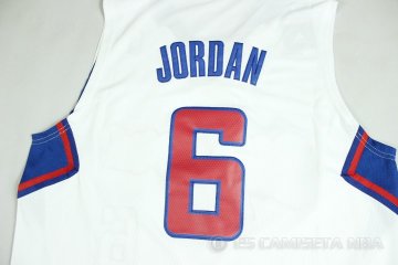 Camiseta Jordan #6 Los Angeles Clippers Blanco