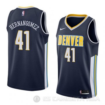 Camiseta Juan Hernangomez #41 Denver Nuggets Icon 2018 Azul