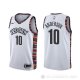 Camiseta Justin Anderson #10 Brooklyn Nets Ciudad Blanco