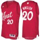 Camiseta Justise Winslow #20 Miami Heat Navidad 2016 Rojo
