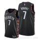Camiseta Kevin Durant #7 Brooklyn Nets Ciudad 2019-20 Negro