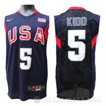 Camiseta Kidd #5 USA 2008 Azul