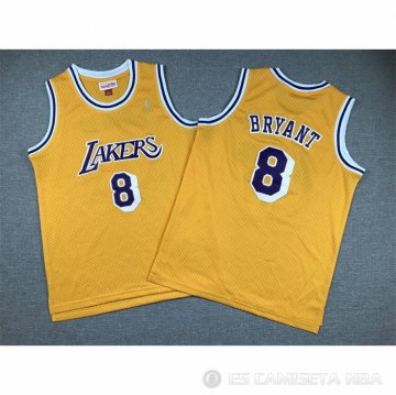 Camiseta Kobe Bryant #8 Los Angeles Lakers Nino Icon 2018 Los Angeles Lakers Nino-19 Amarillo