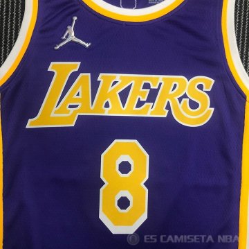 Camiseta Kobe Bryant #8 Los Angeles Lakers Statement 2021-22 Violeta