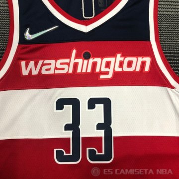 Camiseta Kyle Kuzma NO 33 Washington Wizards Icon 2020-21 Rojo