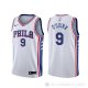 Camiseta Kyle O'quinn #9 Philadelphia 76ers Association Blanco