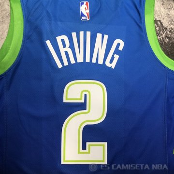 Camiseta Kyrie Irving #2 Dallas Mavericks Ciudad Azul