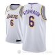 Camiseta Lance Stephenson #6 Los Angeles Lakers Association 2018-19 Blanco