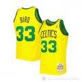 Camiseta Larry Bird #33 Boston Celtics Mitchell & Ness 1985-86 Amarillo