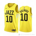 Camiseta Leandro Bolmaro #10 Utah Jazz Icon 2022-23 Amarillo