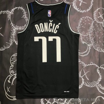 Camiseta Luka Doncic #77 Dallas Mavericks Select Series Negro