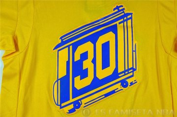 Camiseta Curry #30 Golden State Warriors Amarillo