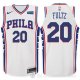 Camiseta Markelle Fultz #20 Philadelphia 76ers 2017-18 Blanco