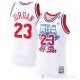 Camiseta Michael Jordan NO 23 All Star 1991 Blanco