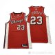 Camiseta Michael Jordan NO 23 Chicago Bulls Ciudad 2021-22 Rojo