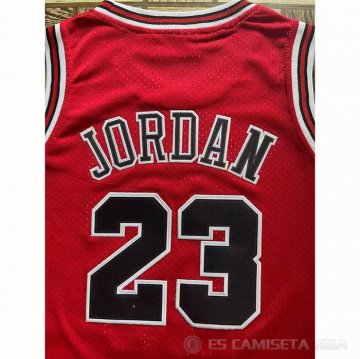Camiseta Michael Jordan #23 Chicago Bulls Nino Mitchell & Ness 1997-98 Rojo