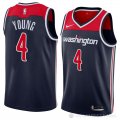 Camiseta Mike Young #4 Washington Wizards Statement 2018 Negro