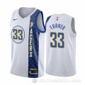Camiseta Myles Turner #33 Indiana Pacers Ciudad Blanco