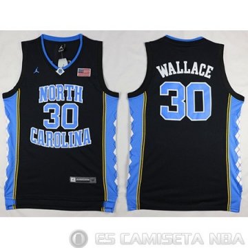 Camiseta North Wallace #30 NCAA Negro