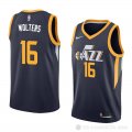 Camiseta Nate Wolters #16 Utah Jazz Icon 2018 Azul