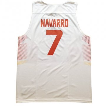 Camiseta Navarrd #7 Espana Blanco