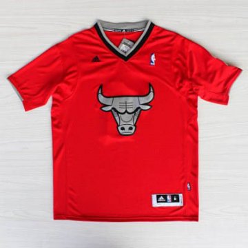 Camiseta Rose #1 Bulls 2013 Navidad Rojo