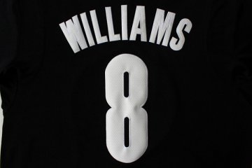 Camiseta Williams #8 Nets 2013 Navidad Negro