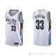 Camiseta Nicolas Claxton #33 Brooklyn Nets Ciudad 2022-23 Blanco