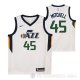 Camiseta Nino Donovan Mitchell #45 Utah Jazz Association 2017-18 Negro