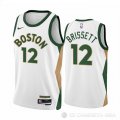 Camiseta Oshae Brissett #12 Bosto Celtics Ciudad 2023-24 Blanco