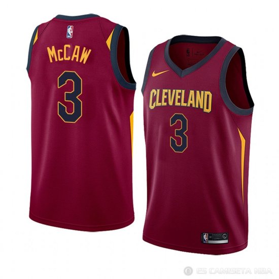 Camiseta Patrick Mccaw #3 Cleveland Cavaliers Icon 2018 Rojo - Haga un click en la imagen para cerrar