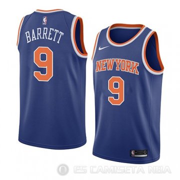 Camiseta R.j. Barrett #9 New York Knicks Icon 2019-20 Azul