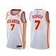 Camiseta Rajon Rondo NO 7 Atlanta Hawks Association 2020-21 Blanco