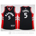 Camiseta Carroll #5 Toronto Raptors Negro