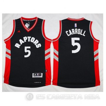 Camiseta Carroll #5 Toronto Raptors Negro