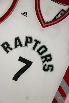 Camiseta Lowry #7 Toronto Raptors Blanco