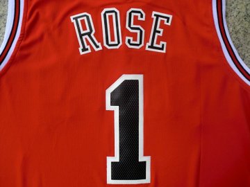 Camiseta Rose #1 Chicago Bulls Rojo