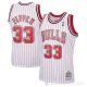 Camiseta Scottie Pippen NO 33 Chicago Bulls Reload Hardwood Classics Blanco