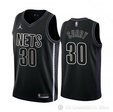 Camiseta Seth Curry #30 Brooklyn Nets Statement 2022-23 Negro